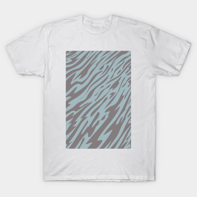 Muted Tiger Animal Print Pattern T-Shirt by Urban_Vintage